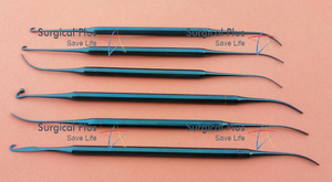 Varady Phlebectomy Extractors Set 6 Pcs Steel Skin Hooks <b>Plastic</b> Surgery Instrument CE Certified Class I - Product Image 2