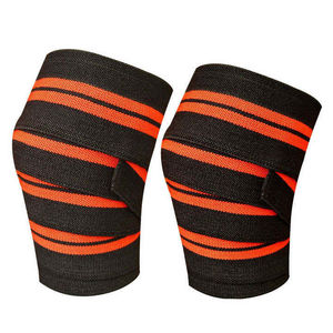 En gros, Bandes de genou respirantes OEM personnalisées, Protection professionnelle, Haute qualité, Design élégant, Couleurs et logos personnalisables pour la musculation - Product Image 5
