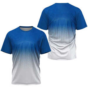 Camisetas Sublimadas de Poliéster/Algodón Extra Grandes Hechas a Medida, Nueva Llegada |   Ropa Casual Ecológica para Pedidos al por Mayor - Product Image 1