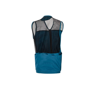 Chaleco Unisex Personalizado Azul Transpirable, Impermeable y Cortavientos con Bolsillos con Cremallera, Ropa de Invierno Informal, Cuello Redondo, Reversible, Color Sólido - Product Image 2