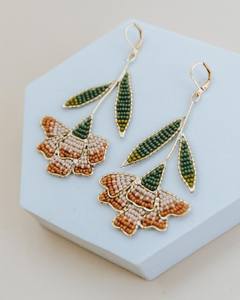 Handmade Embroidery Beaded <b>Earrings</b> for Women Elegant Boho Ethnic Fashion Statement Jewelry Wholesale Supplier - Product Image 1