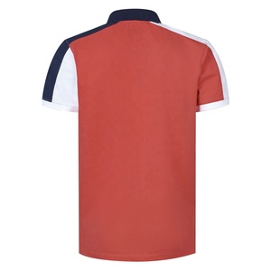 Custom Vintage Knitted Fit Streetwear Jersey Long sleeve Shirts Navy Boxy Rugby Polo Shirt Long Cotton Turn-<b>down</b> Collar - Product Image 2