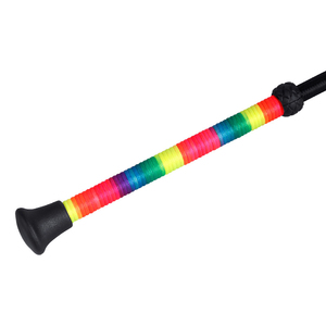 Fouet d'équitation de haute qualité 65 cm, tige en fibre de verre et poignée en caoutchouc, couleurs et logo personnalisables, service OEM, vente en gros - Product Image 6