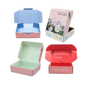 Caja de Envío Personalizada de Papel Kraft Rosa de Boxit.pk para Maquillaje, Cosméticos, Pelucas, Suscripciones y Embalaje de Regalos con Logotipo - Product Image 1