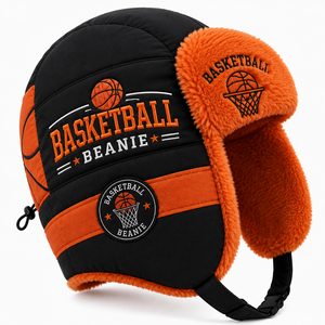 Gorra de visera de punto personalizada para mujer, elegante gorra deportiva tipo béisbol con orejeras cálidas y suaves para clima frío, visera sin parte trasera - Product Image 1