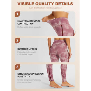 High Quality Anti-Bacterial Breathable Cotton Bamboo Waist Trainer Fitness Yoga Pants Butt Shaping <b>Tummy</b> <b>Control</b> Long Leggings - Product Image 6