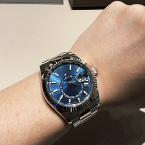 Reloj Mecánico Automático de Acero Inoxidable para Hombre ZF N SK Factory, 42 mm, Puntero Azul Cielo, Movimiento 9002/CN, Zafiro, Alta Calidad - Product Image 3