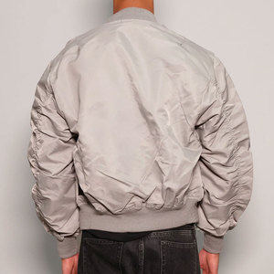 Custom Logo Men Blank Bomber <b>Jackets</b> Casual Slim Lightweight Outwear Sportswear Coat Breathable Baseball <b>Jacket</b> - Product Image 3