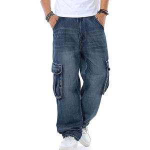 Jeans Casuales de Pierna Recta para Hombre, Pantalones Vaqueros Clásicos Vintage con Bolsillo, Mezcla de Algodón Cómoda, Jeans de Moda Urbana Duraderos - Product Image 3