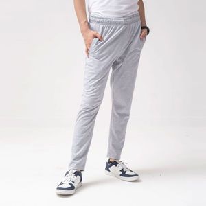 Pantalons pour hommes, nouvelle collection printemps-été, couleur unie avec poches latérales, longueur intégrale, pantalons décontractés pour adultes - Product Image 1