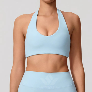 Ensemble de soutien-gorge de sport et short slim personnalisés pour femmes, séchage rapide, respirant, taille élastique, vêtements de sport pour la gym, le fitness et le yoga - Product Image 3