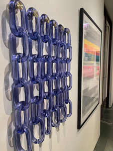 Chaînes décoratives en résine colorée au design moderne, personnalisables avec logo, faites à la main pour Diwali, anniversaires et mariages - Product Image 2