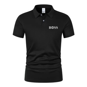 Chemise Homme Blanche Unie à Manches Courtes Respirante Séchage Rapide Tricotée Décontractée Uniforme Logo Personnalisé ODM - Product Image 1