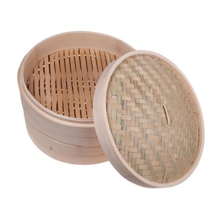Meilleures ventes : Cuiseur vapeur en bambou écologique, sûr et propre, ustensile de cuisine en bois pur, idéal pour la cuisson à la vapeur des pains et des fruits de mer, fournisseur direct - Product Image 5