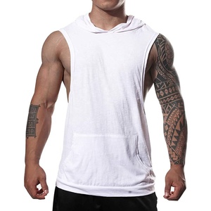 Débardeur de sport OEM personnalisé, coupe oversize, 100 % coton, séchage rapide, pour fitness et musculation - Product Image 3