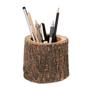 Porte-stylo en bois avec logo personnalisé, cadeau d'affaires de luxe, accessoire de bureau moderne, dernières nouveautés, porte-stylo promotionnel - Product Image 2