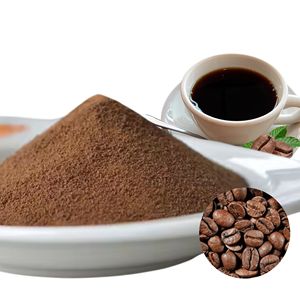 Poudre de café instantané séchée par atomisation en vrac pour préparation de boissons et fabricants de café 3-en-1, haute solubilité, qualité alimentaire - Product Image 1