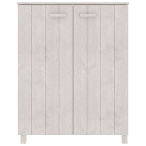 Scarpiera HAMAR legno massello pino 33.5 scarpiera "x 15.7" x 42.5 "colore bianco scarpiere - Product Image 3