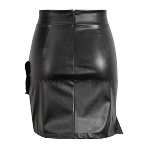 Premium Quality Private Label Women Leather Skirts Wholesale Low Moq Women Leather Skirts For Adult - Product Image 2