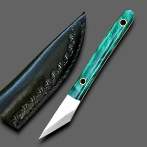 Cuchillo de bolsillo utilitario de acero inoxidable 12C27 con hoja fija de espiga completa, personalizable al por mayor OEM/ODM, de 6 pulgadas, para uso diario, con funda. - Product Image 1