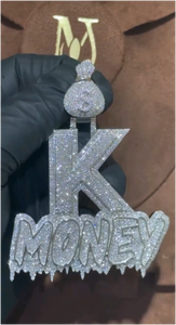 Collier avec pendentif personnalisé pour homme, argent sterling 925, style street rock hip hop, bijoux tendance avec lettres 3D, nom personnalisé - Product Image 5