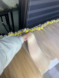 Envío a todo el mundo 2025 Venta caliente cabello vietnamita Remy Virgen Super doble dibujado Color Rubio extensiones a granel de alta calidad - Product Image 3