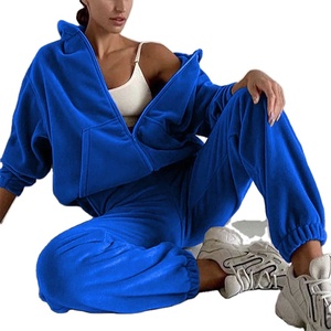 Chándal de terciopelo 2025 para mujer, conjunto de invierno y otoño con capucha de manga larga y pantalones de chándal bordados, chándal para correr - Product Image 1
