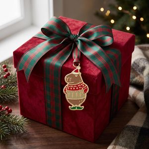 Ornement de Noël en métal en forme de bonhomme de neige avec ruban, décoration suspendue personnalisée pour arbre de Noël, cadeaux de fêtes et décoration intérieure - Product Image 4
