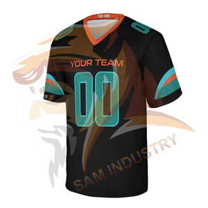 Maillot de football américain sublimé personnalisé de haute qualité, dernier design, tenue d'entraînement, maillot de football américain - Product Image 3