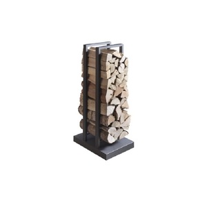 Soporte para leña de hierro de alta resistencia, hecho a mano, para almacenamiento de leña en exteriores, tamaño y forma personalizables, el más vendido. - Product Image 3