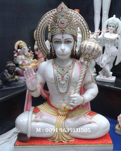 Estatua de Mármol del Señor Hanuman - Product Image 6