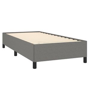 Cadre de lit en contreplaqué polyester gris foncé, rembourré, en bois d'ingénierie durable, taille Twin XL - Product Image 4