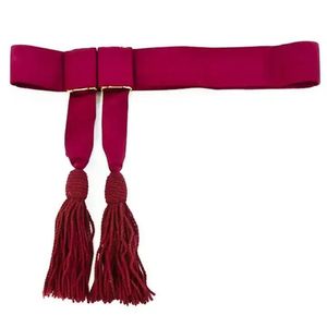 สายสะพายผ้าไหมกำมะหยี่สีแดงแบบ OEM พร้อมพู่ห้อย สำหรับเครื่องแบบเจ้าหน้าที่ ทำจากผ้าขนสัตว์หรืออะคริลิก - Product Image 5