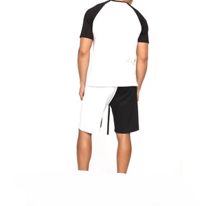 Conjuntos Deportivos de Verano para Hombre, de Dos Piezas, de Algodón, Manga Corta, Camiseta y Pantalones Cortos, Unisex, Precios al Por Mayor, Última Tendencia - Product Image 2