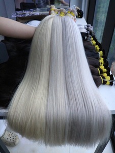 Extensiones de Cabello Humano Virgen Vietnamita al Por Mayor, de Venta Caliente, con Doble Cutícula Alineada, Natural, Liso, Decolorado - Product Image 4