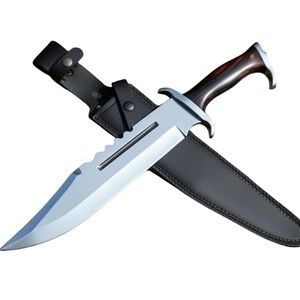 Cuchillo Táctico de Combate de Acero de Damasco con Mango de Acero al Carbono, Hoja Recta, Industrial, DIY, OEM, Multifuncional, Supervivencia al Aire Libre - Product Image 4