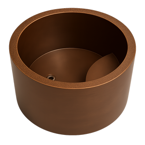 Baignoire autoportante en cuivre pur, double paroi, design élégant, fabriquée à la main, prix de gros, provenance Inde. - Product Image 2