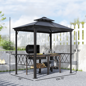 Pergola per Barbecue e Cucina all'Aperto, Tettoia e Gazebo per una Protezione Perfetta dalle Intemperie Durante il Tuo Hobby - Product Image 5