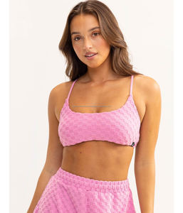 Gran oferta, conjunto de sujetador de Yoga transpirable para mujer, banda de cintura de estilo Scrunch con tiras cortas - Product Image 3