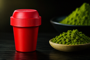 Shaker à matcha japonais Kaga Yamanaka-Nuri, pratique et écologique, fabriqué au Japon, portable, personnalisé pour une utilisation en extérieur, à la maison et au bureau - Product Image 1