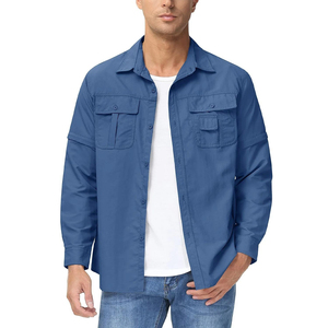 Nouvelle veste ample pour homme avec chemise cargo à manches longues et poches en jean, chemises pour homme, chemises en jean personnalisées - Product Image 3