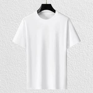 เสื้อยืดแขนสั้นผู้ชายสีพื้นลำลองผ้าฝ้ายหวี 180 กรัม ปักโลโก้ตามสั่ง ราคาโรงงานบังกลาเทศจีน สำหรับฤดูร้อน - Product Image 5