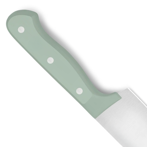 3. Cuchillos de Chef Premium, Cuchillos de Cocina de Acero Inoxidable Afilados con Mango Remachado Negro para Picar y Rebanar Carne y Verduras - Product Image 6