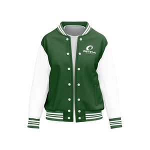 Chaqueta Bomber Casual de Invierno para Hombre, de Satén, con Decoración de Botones, Tela de Satén, Chaqueta Deportiva Bordada, Chaqueta Universitaria - Product Image 1