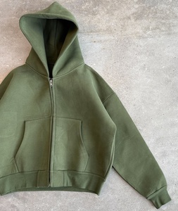 Conjunto de Sudadera con Capucha y Pantalones Deportivos de Invierno para Hombre, 100% Algodón, Opciones de Diseño de Impresión Personalizada, Transpirable, Color Sólido, 2 en 1 - Product Image 5