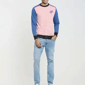 Sweat-shirt décontracté pour homme, style pull, en coton mélangé, basique, très vendu, matériau durable, streetwear d'extérieur - Product Image 4