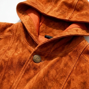 Custom <b>Men</b> <b>Suede</b> Style <b>Jacket</b> Belted Casual Outerwear Warm Fashion Coat Wholesale Apparel Manufacturer - Product Image 5