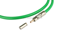 Cable de Fibra Óptica para Corte Láser de Alta Potencia Damu D80, Núcleo de Cuarzo Puro, Certificado CE IOS9001, Conector QBH Verde Personalizable