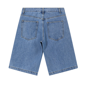 Shorts en jean pour homme, couleur personnalisée, taille mi-haute, fermeture boutonnée, décontracté, en coton de haute qualité, design personnalisé - Product Image 6