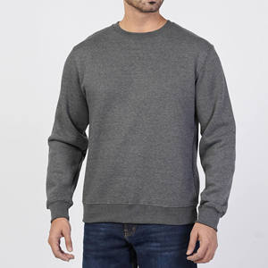 เสื้อสเวตเชิ้ตผ้าฟลีซแบบสวมใส่สบาย คุณภาพสูงสำหรับผู้ชาย ทรงปกติ สีพื้น สำหรับฤดูหนาว - Product Image 4